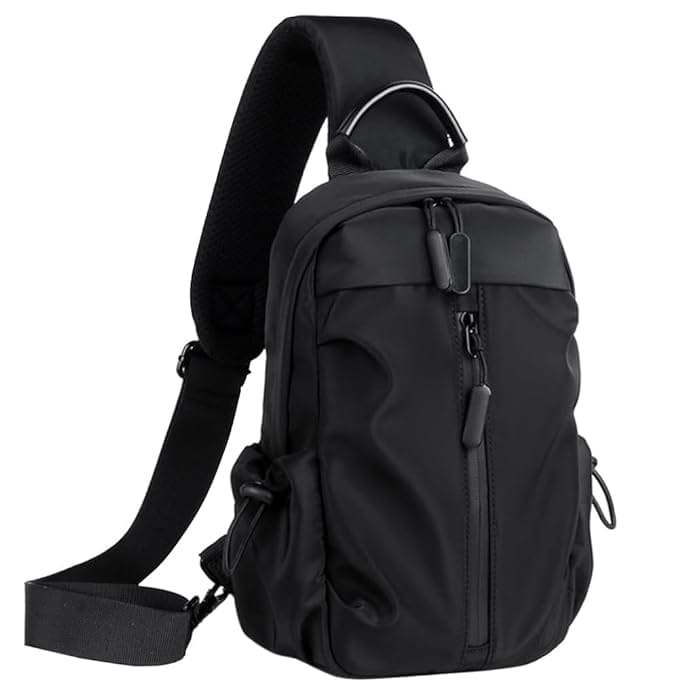 JackKevin Men's 2-in-1 Combo Set – Leather Backpack 20-35L & Theftproof Crossbody Bag Bundle Offer