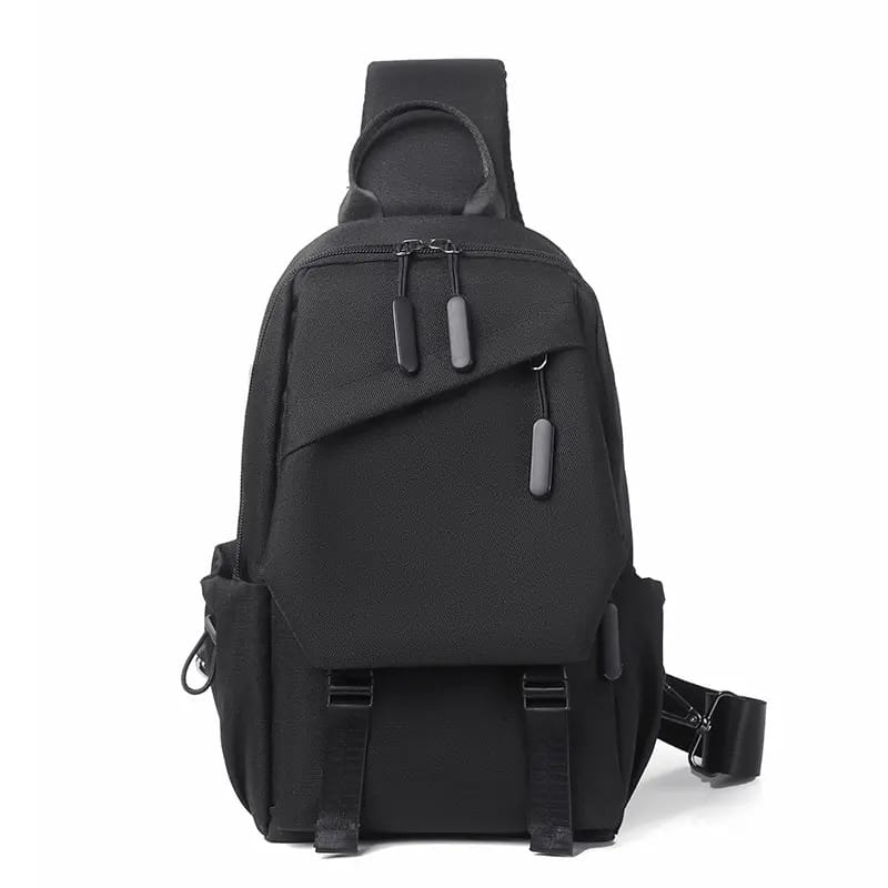 Zebra Fashion 2-in-1 Combo – 30L Black Backpack & Nylon Crossbody Sling Bag Bundle Offer
