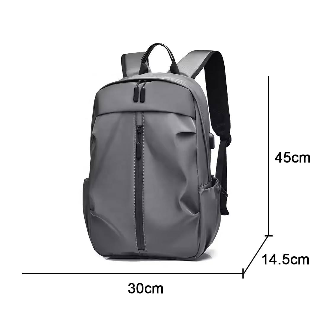 JackKevin Ash Leather Backpack & Crossbody Set