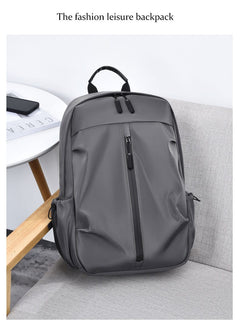 Multi-Purpose Leather Backpack for All Ages Ash