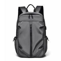 Multi-Purpose Leather Backpack for All Ages Ash