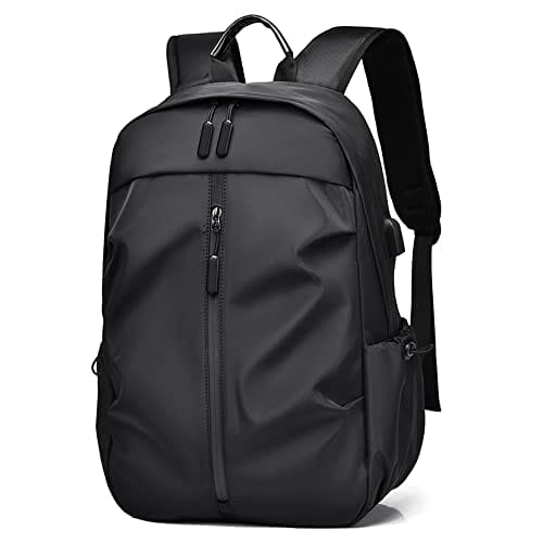 JackKevin Men's 2-in-1 Combo Set – Leather Backpack 20-35L & Theftproof Crossbody Bag Bundle Offer
