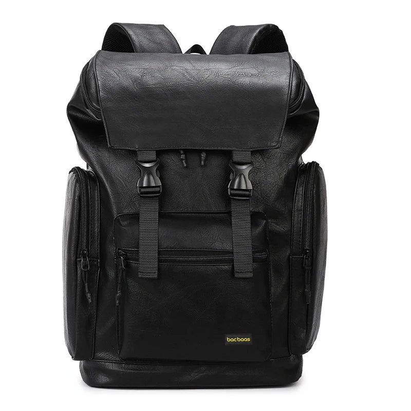 Bacbaas Waterproof Men’s Large Capacity Backpack - Black