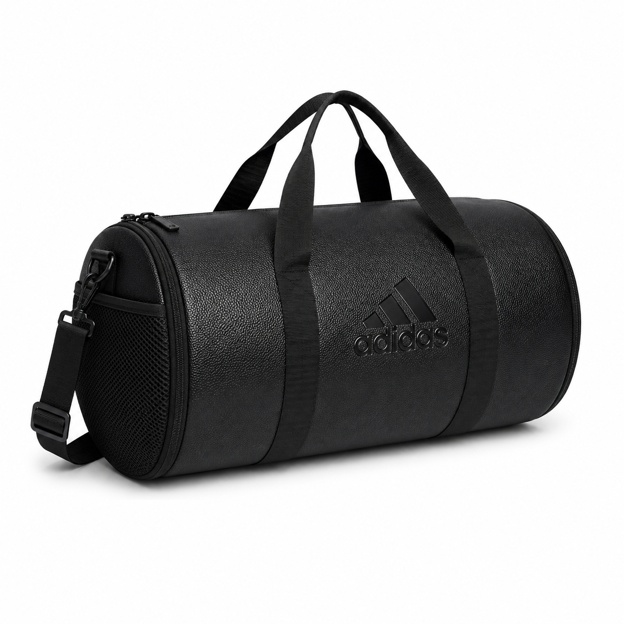 Black Stylish Mini PU Leather Duffle Bag