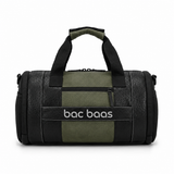 PU Gym Bag with Shoe Compartment Green