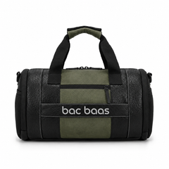 PU Gym Bag with Shoe Compartment Green