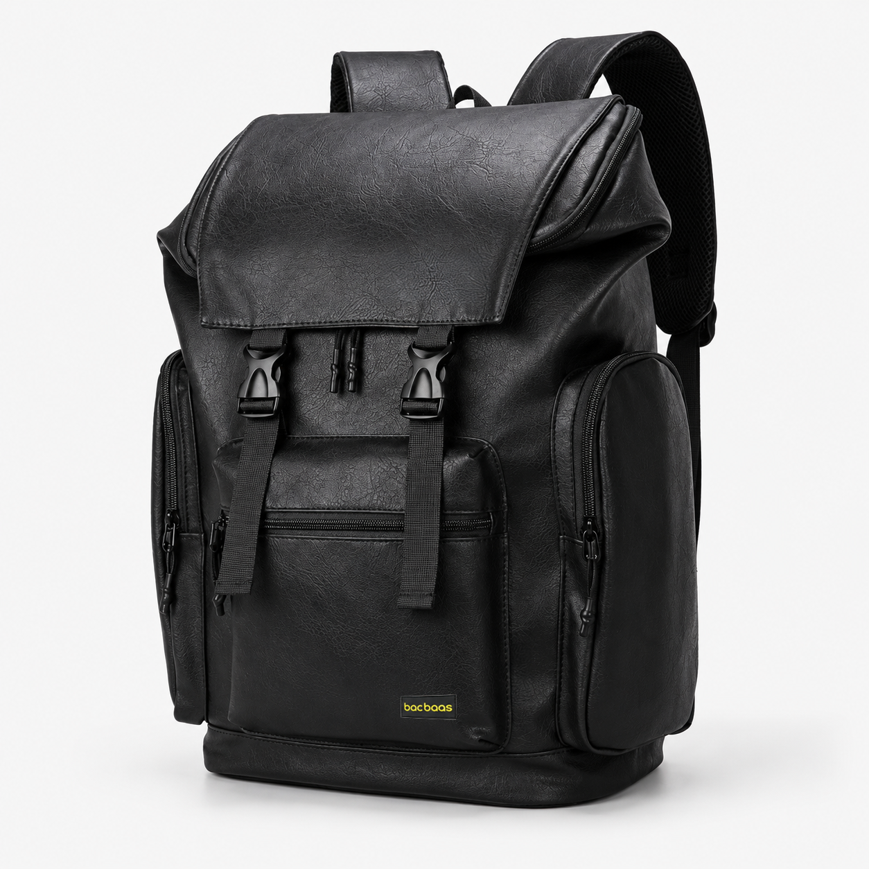 Bacbaas Waterproof Men’s Large Capacity Backpack - Black
