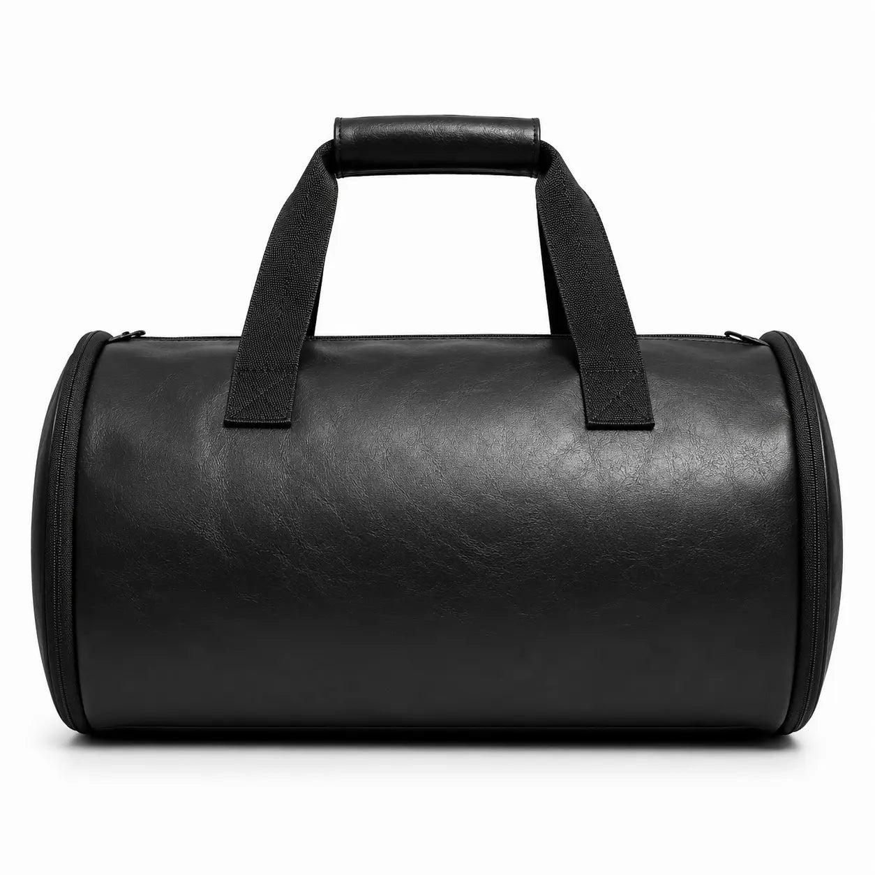 Bacbaas Gym Bag with Shoe Compartment | Premium PU Leather Sports Bag With Bottle