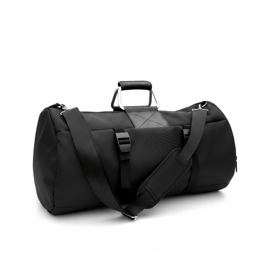 Versatile Black 3 Way Convertible Duffel Bag 36L – Handbag, Backpack & Shoulder Carry