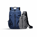 JackKevin Nylon Backpack & Sling Bag Combo