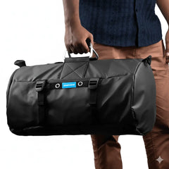 Versatile Black 3 Way Convertible Duffel Bag 36L – Handbag, Backpack & Shoulder Carry
