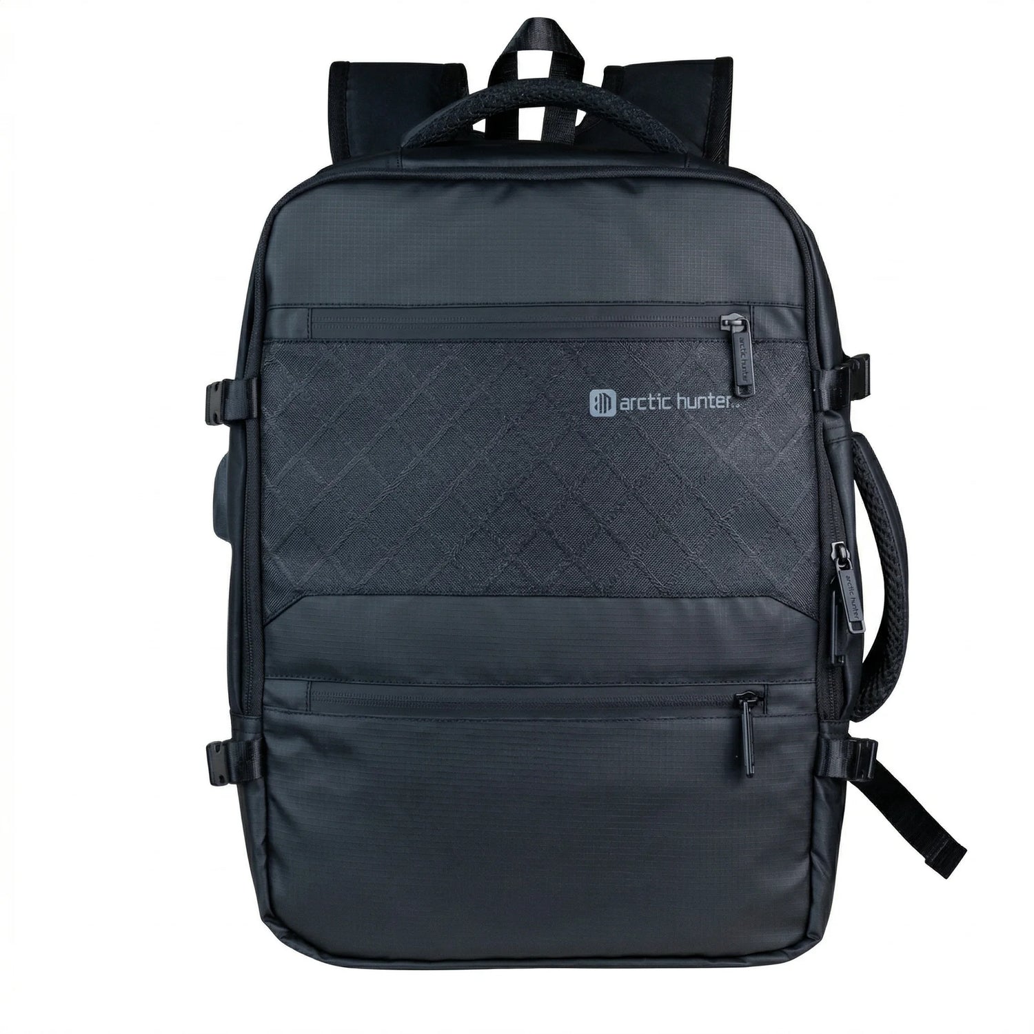 Premium 30L Polyester Laptop Backpack – 3 Compartment School Travel Business Bag with Front Pocket