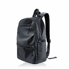 Chinese Soft Leather Fabric Backpack – Water Resistant, 16.5” Laptop Compatible Backpack with Crossbag Combo