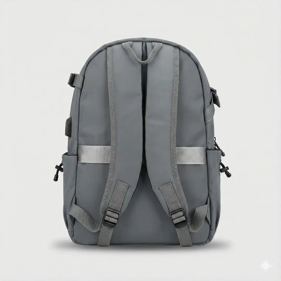 Zebra Backpack – 18” Multi-Compartment Regular use Backpack Bag Gray