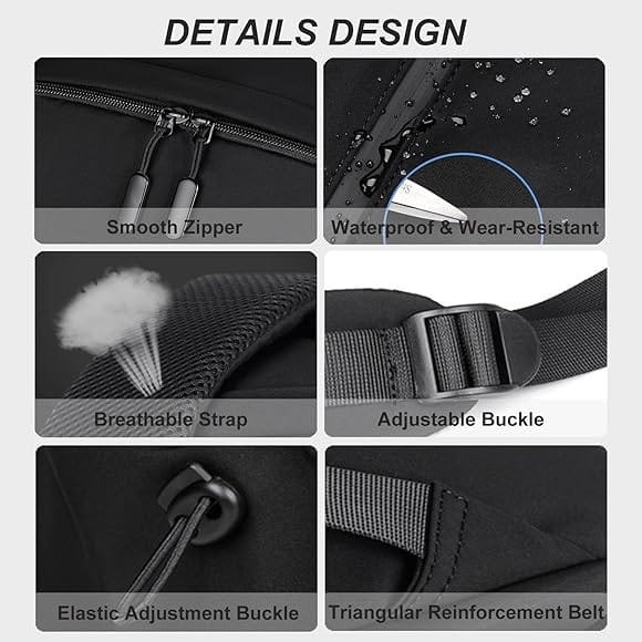 Premium Waterproof Soft Leather Backpack 18 Inch – Multi-Purpose School Office Travel Bag